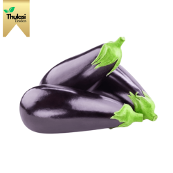 Thulasi Traders - Fresh Organic Aubergine (Eggplant) - Versatile Culinary Ingredient