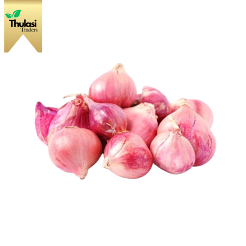 Sambar Onions - A 1kg pack of locally sourced onions by Thulasi Traders. Perfect for enhancing culinary creations with unique flavor and freshness.