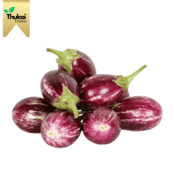 Vari Brinjal - Locally sourced Vari brinjals by Thulasi Traders. Perfect for enhancing culinary creations with authentic flavor and nutritional benefits.