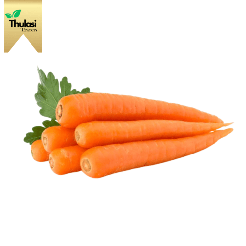 Ooty Carrots 500g - Locally sourced Ooty carrots by Thulasi Traders. Perfect for enhancing culinary creations with a sweet and crisp flavor.