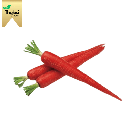 Fresh Delhi Carrot 1kg - Locally sourced carrot by Thulasi Traders. Perfect for enhancing culinary creations with a sweet and nutritious twist.