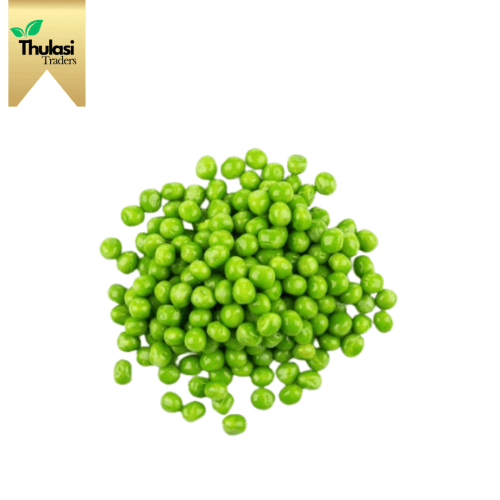 Frozen Green Peas 1kg - Convenient and nutritious peas by Thulasi Traders. Perfect for enhancing culinary creations with sweet and nutritious goodness.