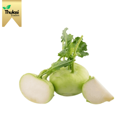 Fresh Knol Khol (Nukkal) 200g - Locally sourced vegetable by Thulasi Traders. Perfect for enhancing culinary creations with crisp and nutritious goodness.