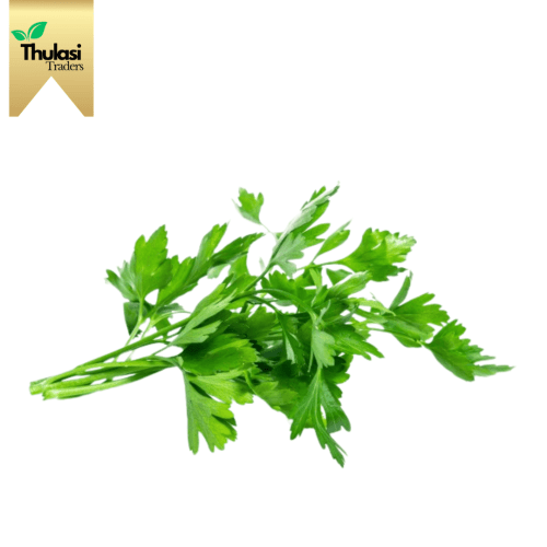 Fresh Parsley 250g - Locally sourced herb by Thulasi Traders. Perfect for enhancing culinary creations with fresh aroma and health benefits.