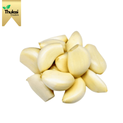 Fresh Peeled Garlic 100g - Locally sourced kitchen essential by Thulasi Traders. Perfect for enhancing culinary creations with pungent flavor and health benefits.