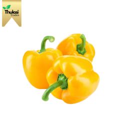 Fresh Yellow Capsicum 200g - Locally sourced bell pepper by Thulasi Traders. Perfect for enhancing culinary creations with vibrant color and health benefits.