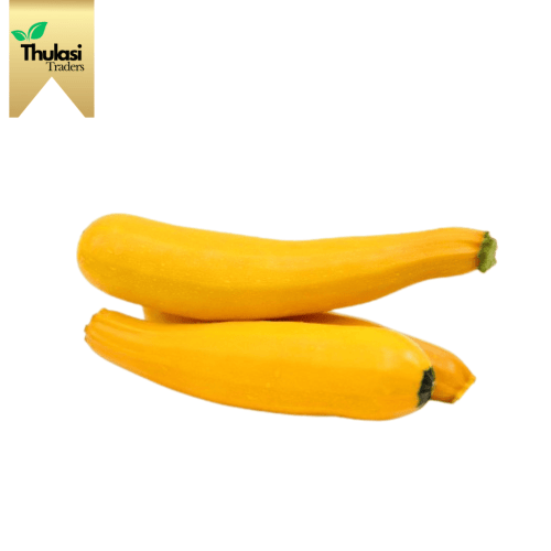 Fresh Yellow Zucchini - Locally sourced squash by Thulasi Traders. Perfect for enhancing culinary creations with mild flavor and vibrant color.